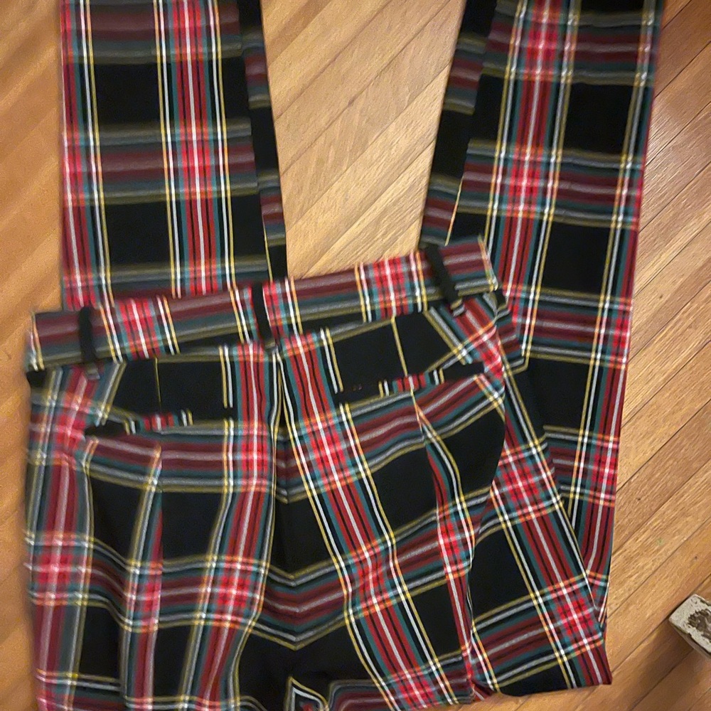 J Crew Ruby Tartan Plaid Pants size 4 - Picture 8 of 10